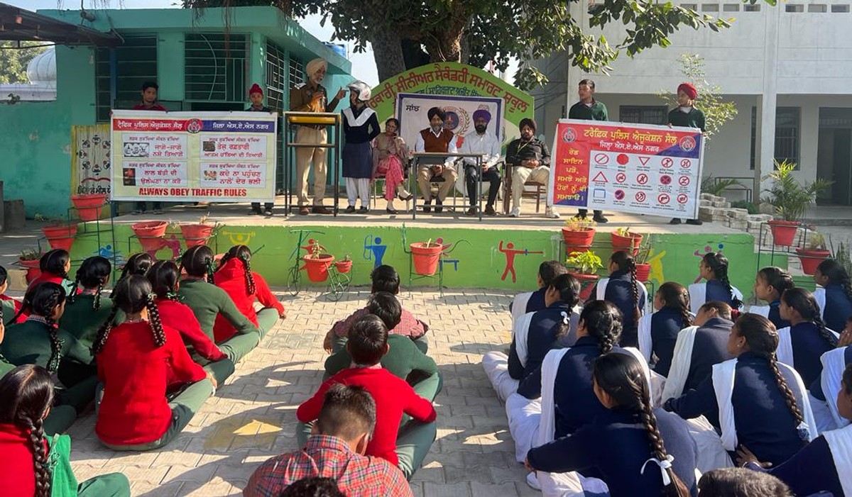 Organized traffic awareness seminar